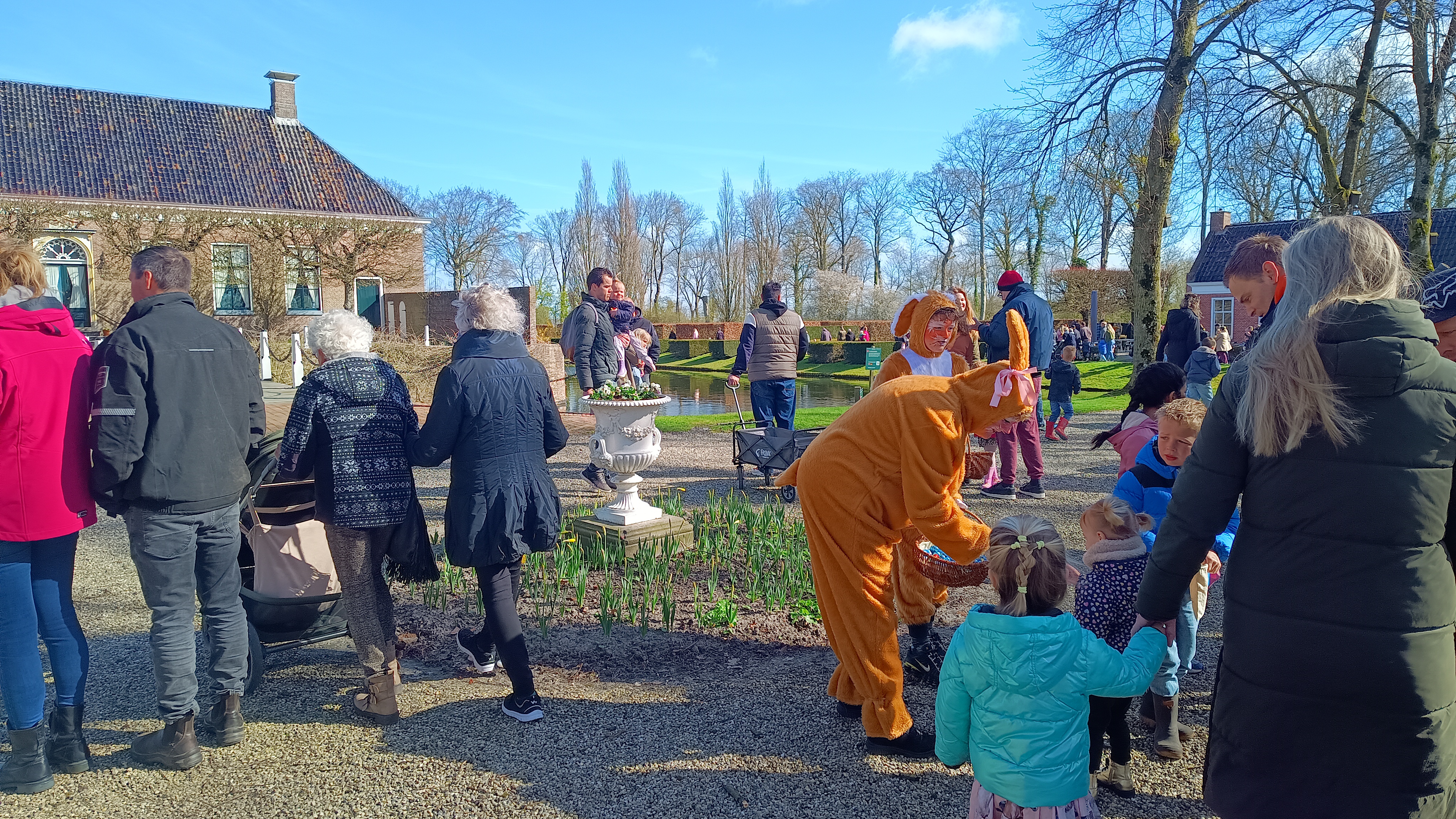 in gesprek met de paashaas
